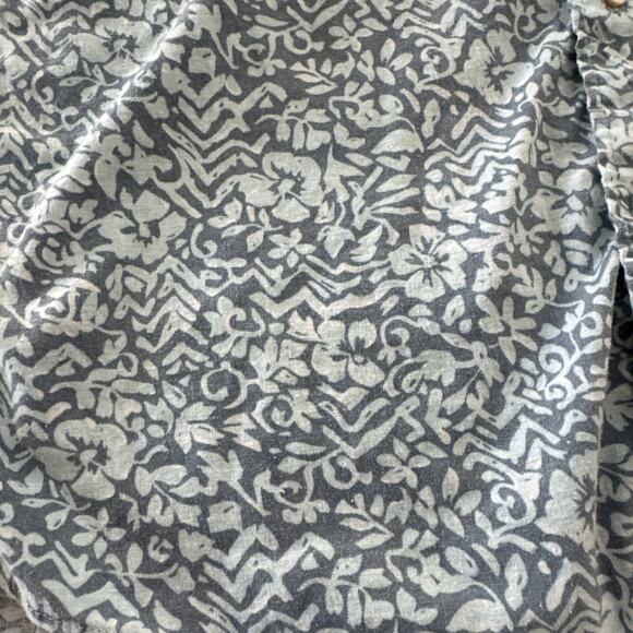 Faherty Breeze Collared Shirt Mens Small Floral All Over Print Hawaiian Hemp - Picture 4 of 9